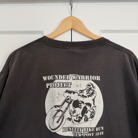 Port and Company Other - Mens Port and Company Wounded Warrior Project T-Shirt XL Black Biker Veteran